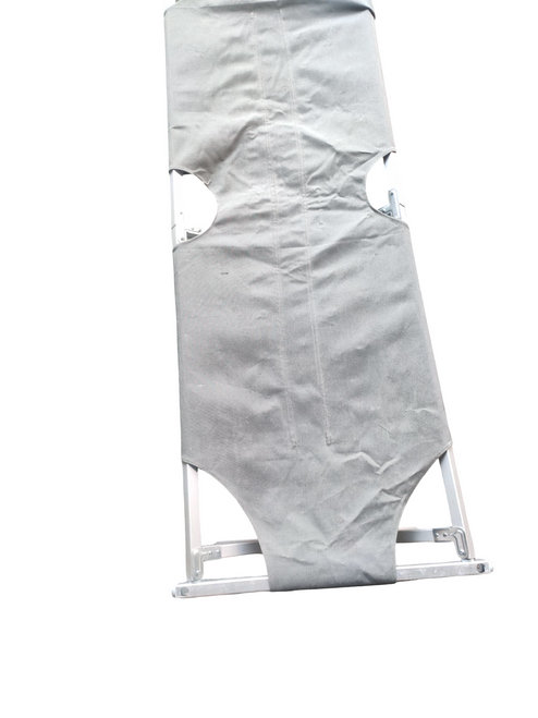 Lit de camp JSF, toile grise, occasion Lit de camp JSF, toile grise, occasion