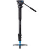 Benro Video Monopod W/ Head & 3 Leg Base Black