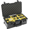 Pelican 1535AirWD Wheeled Carry-On Case (Black, with Dividers)