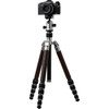 MeFOTO RoadTrip Classic Leather Edition Tripod (Carbon Fiber, Titanium with Brown Leather)