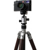 MeFOTO RoadTrip Classic Leather Edition Tripod (Carbon Fiber, Titanium with Brown Leather)