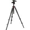 Manfrotto MK055XPRO3-3W 055 Kit Aluminium 3-Section Horizontal Column Tripod with 3-Way Head