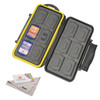Deyard Waterproof Memory Card Case : 24 Slots for 12 SDHC/SDXC Cards and 12 Micro SD Cards