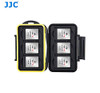 Rugged Water-Resistant Storage Memory Card Case Protector for 6 XQD Cards