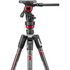 Manfrotto - Befree Live Carbon Fiber Video Tripod Kit with Twist Leg Locks