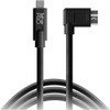 Tether Tools TetherPro USB Type-C Male to Micro-USB 3.0 Type B Male Cable (15', Black, Right-Angle)