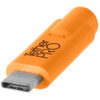 Tether Tools TetherPro USB Type-C Male to Micro-USB 3.0 Type-B Male Cable (15', Orange)
