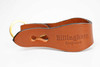 Billingham Leather Keychain-Light Brown