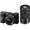 Sony - Alpha a6100 Mirrorless Digital Camera with 16-50mm and 55-210mm Lenses