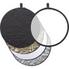 Godox Collapsible 5-In-1 Reflector Disc (24", Black/Silver/Soft Gold & Silver/White/Translucent)
