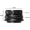 7Artisans Photoelectric 25mm f/1.8 Lens for Canon EF-M Mount - Black