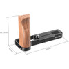 SmallRig L-Shaped Wooden Grip for Canon G7X Mark III