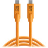 Tether Tools TetherPro USB Type-C Male to USB Type-C Male Cable (3', Orange)