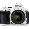 Pre-Owned - Pentax K-50 16MP Digital SLR Camera Kit with DA L 18-55mm WR f3.5-5.6 Lens (White)