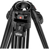 Manfrotto - 612 Nitrotech Fluid Head with 645 FAST Twin Aluminum Tripod System and Bag