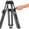 Manfrotto - 612 Nitrotech Fluid Head with 645 FAST Twin Aluminum Tripod System and Bag