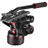 Manfrotto 612 Nitrotech Fluid Head with 645 FAST Twin Aluminum Tripod System and Bag