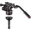 Manfrotto 612 Nitrotech Fluid Head with 645 FAST Twin Carbon Fiber Tripod System and Bag