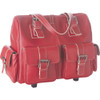 Rolling Leather Camera Bag-Large (Red)