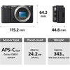 Sony ZV-E10 Mirrorless Camera (Body Only, Black)