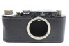 Pre-Owned Leica II BLACK (1933) (Total Made:1,600). W/ Lens (SN:157609) Elmar 50mm(~5cm)  f/3.5, built in 1933. 1300 were made.