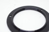 Kalt M39 Lens flange  black metal for Leica screw mount cameras.