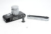 Pre-Owned - Leica - IIIF 1954 Red Dial M39 mount film camera w/5cm F/1.5 Summarit and Leicavitt