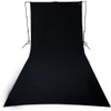 Westcott - 9'X20' Rich Black Wrinkle Resistant, Matte Finish