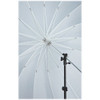 7' Parabolic Umbrella (Blk/Whi) W/ 8' Stand Kit