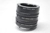 Pre-Owned - Pentax   auto extension tubes PK  no1, 2, 3 manual focus
