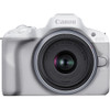 Canon R - EOS R50 Mirrorless Camera w/ 18-45mm Lens (White)