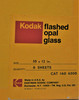 Vintage Kodak Flashed Opal Glass 10X12 in. 6 SHEETS CAT#1404508