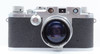 Pre-Owned -  Leica IIIF Red Dial M39 mount film camera W/5CM F2.0 SUMMITAR, lens & leather case
