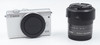 Open Box - Canon EOS M100 Mirrorless Digital Camera (White) with 18-55mm Lens (Graphite Black)