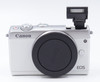 Open Box - Canon EOS M100 Mirrorless Digital Camera (White) with 18-55mm Lens (Graphite Black)