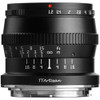 TTArtisan 50mm f/1.2 Lens for FUJIFILM X (Black) APS-C Format