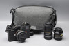 Pre-Owned - Minolta  CLE  Compact film camera W/40MM f2.0, 28mm f2.8  and 90mm f4.0 M leica M mount.