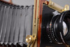 Pre-Owned -  Zone VI 4X5 Classic Field Folding View Camera, Mahogany (Spring Back With Brass Fittings)W/ Schneider Kreuznach Symmar-S-MC f/5.6 210mm Lens Copal #1