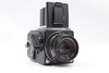 Pre-Owned - Hasselblad 503cx Black w, Carl Zeiss Planar 80mm f/2.8 C Waist Level Finder & A12 Back