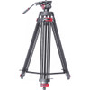Pre-Owned  miliboo MTT602A Professional Aluminum Tripod and Fluid Head with Mid-Level Spreader