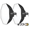Westcott FJ400-SE 400Ws Strobe with FJ-X3 S Trigger for Sony (110V, US Power Cord 2-Light Kit)