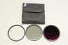 Pre-Owned Set of 3 77mm Filters w/ Case