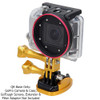 Fotodiox GoTough  - Gold Quick Release Mount w/ Screw Holes for GoPro