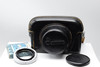 Pre-Owned - Canon lens cap and  Leather case for Canon Cannonet