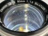 AS-IS - Canon 50mm F1.2 M39 Leica screew mount, HAZY