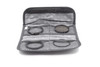 Pre-Owned - Ruggard Soft Filter Pouch Wallet Case w/ 2 Tiffen filters: (1) 52mm UV & (1) Enhanced