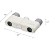Nikon - 4x10D CF Pocket Binoculars (Ivory White)