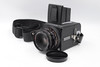 Pre-Owned - Hasselblad - 500C/M Black w/Carl Zeiss Planar T* 80mm F/2.8, A12 Film Back, Waist Level Finder, Deluxe crank