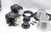 Pre-Owned - 2 Paul C Buff Einstein 640WS Flash Unit+ 2Xreflectors and 2x CSXCV Transceiver
