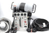 Pre-Owned - Dyna-Lite M2000X Power Pack, (2) Dyna-Lite 4040 lights, (3) Powercords, 2 shades and accessories
